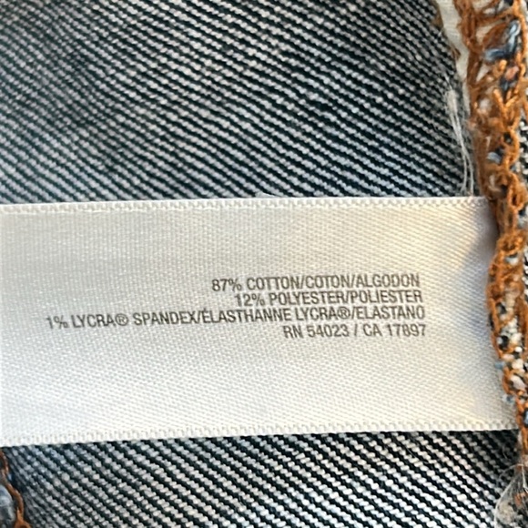 Old Navy Denim Jean Jacket Women Size L - Picture 5 of 13